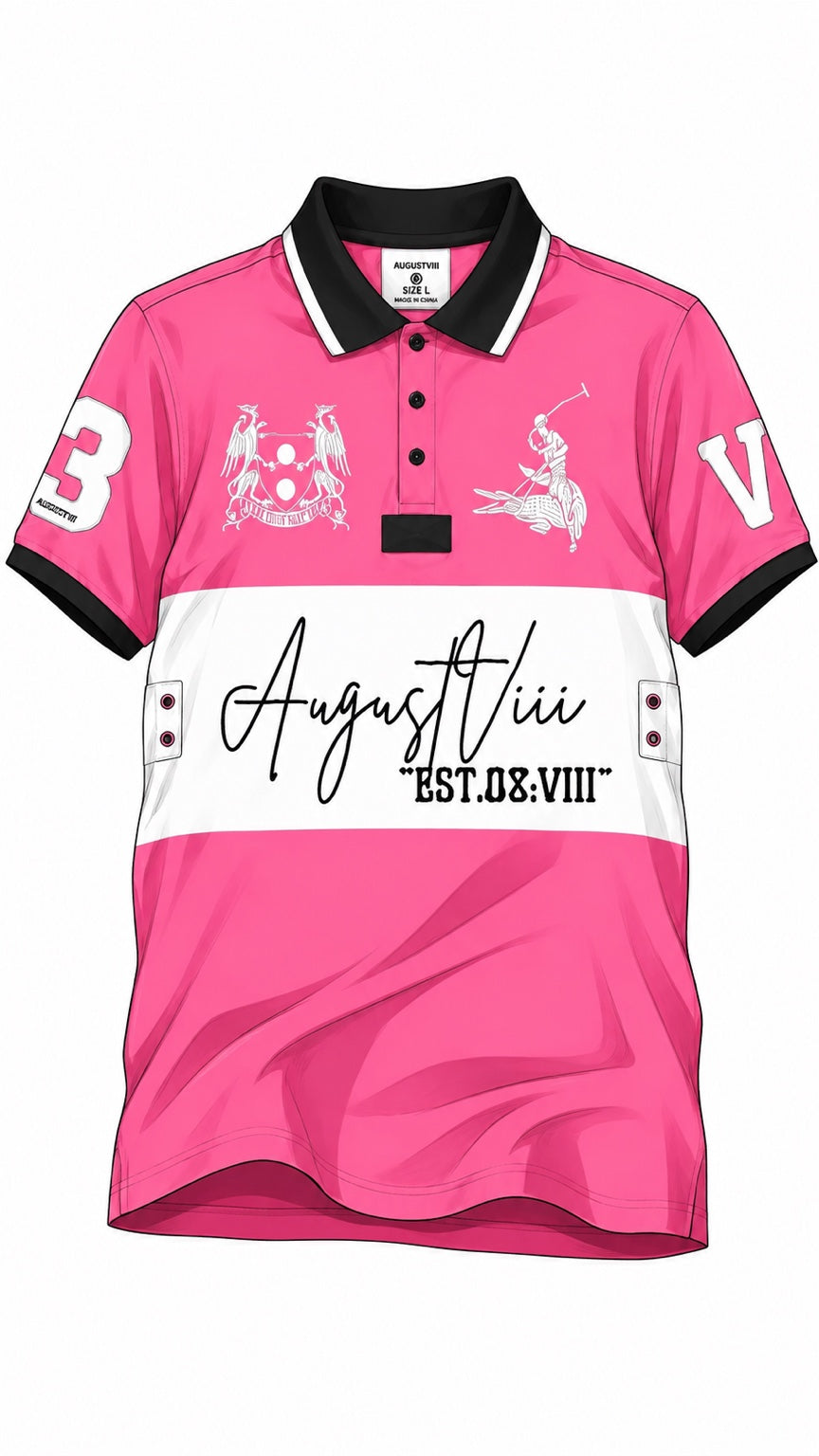 AGST*8 Monarch Pink Polo